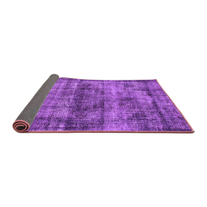 Sideview of Oriental Purple Industrial Rug, urb1870pur