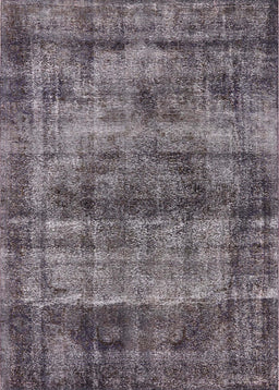 Mid-Century Modern Purple Oriental Rug, urb1870