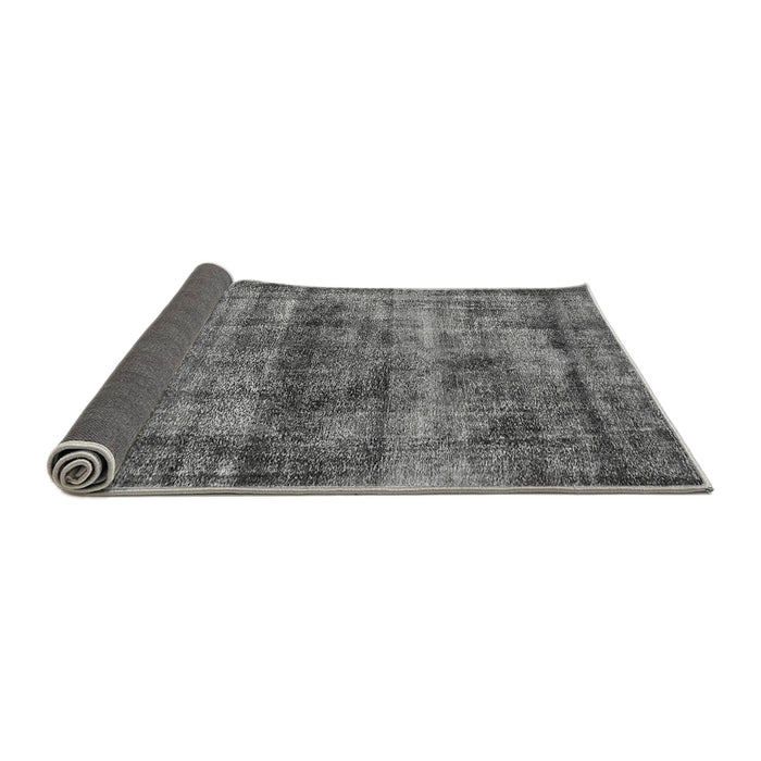 Sideview of Oriental Gray Industrial Rug, urb1870gry