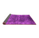 Sideview of Oriental Pink Industrial Rug, urb1871pnk