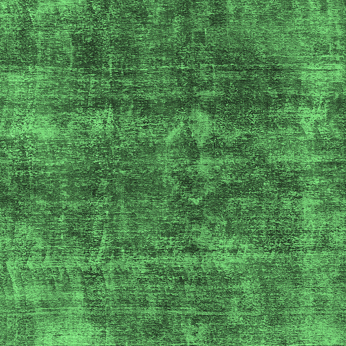 Machine Washable Oriental Emerald Green Industrial Area Rugs, wshurb1871emgrn