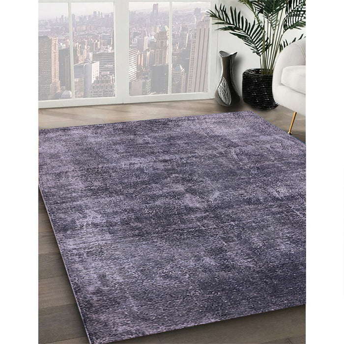 Machine Washable Industrial Modern Purple Navy Blue Rug in a Family Room, wshurb1871