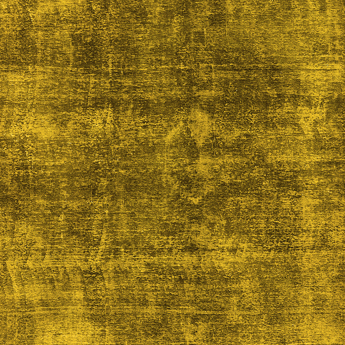Machine Washable Oriental Yellow Industrial Rug, wshurb1871yw
