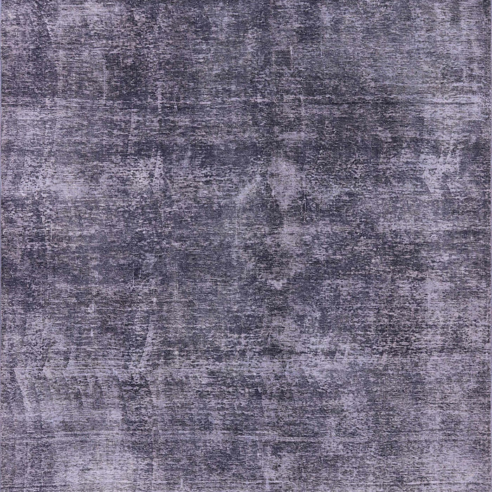 Machine Washable Industrial Modern Purple Navy Blue Rug, wshurb1871