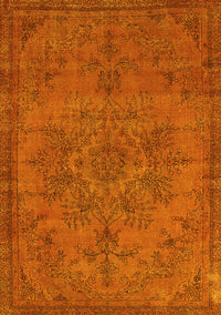 Oriental Yellow Industrial Rug, urb1872yw