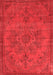 Oriental Red Industrial Area Rugs