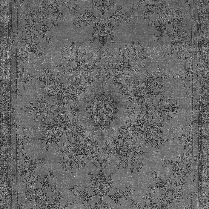 Machine Washable Oriental Gray Industrial Rug, wshurb1872gry