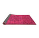 Sideview of Oriental Pink Industrial Rug, urb1872pnk