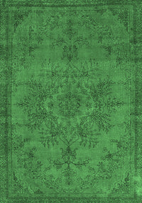 Oriental Emerald Green Industrial Rug, urb1872emgrn