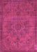Machine Washable Oriental Purple Industrial Area Rugs, wshurb1872pur