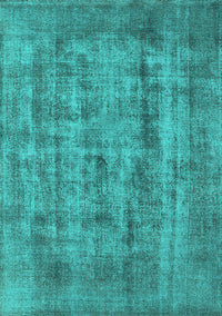 Oriental Turquoise Industrial Rug, urb1873turq