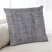 Lifestyle Image of Mid-Century Modern Urban Square Cloudy Gray Throw Pillow, 18 inch by 18 inch, pwurb1873