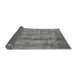 Sideview of Oriental Gray Industrial Rug, urb1873gry