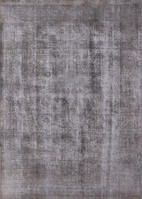 Machine Washable Industrial Modern Cloudy Gray Rug, wshurb1873