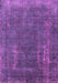 Machine Washable Oriental Pink Industrial Rug, wshurb1874pnk