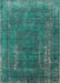 Mid-Century Modern Light Sea Green Oriental Rug, urb1874