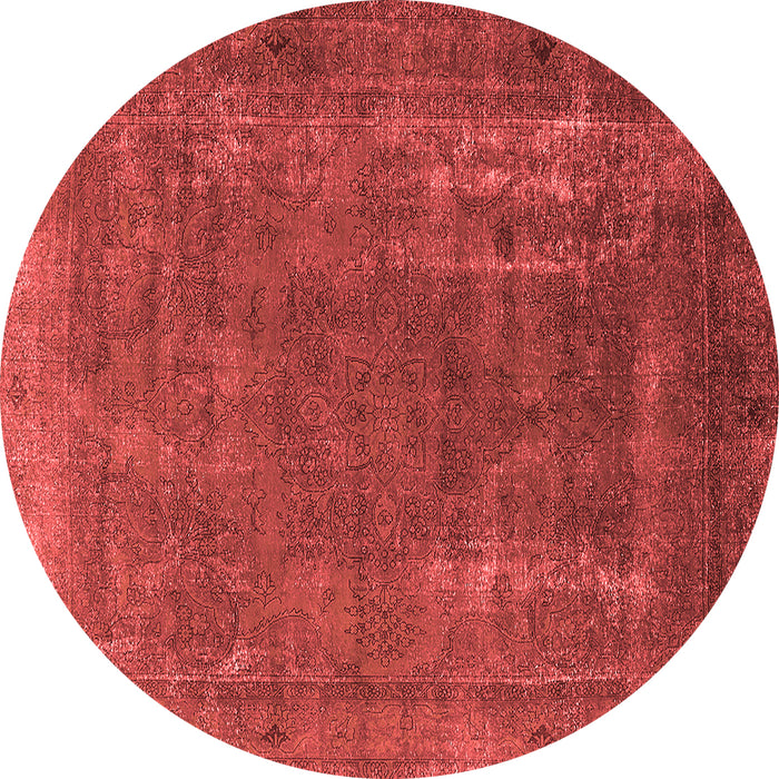 Machine Washable Oriental Red Industrial Rug, wshurb1874red