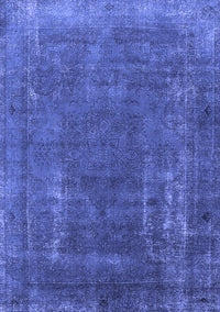 Oriental Blue Industrial Rug, urb1874blu