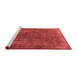 Industrial Red Washable Rugs