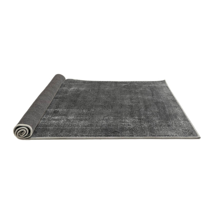 Sideview of Oriental Gray Industrial Rug, urb1874gry