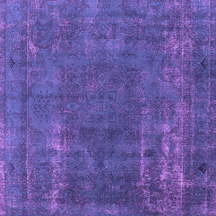Machine Washable Oriental Purple Industrial Area Rugs, wshurb1874pur