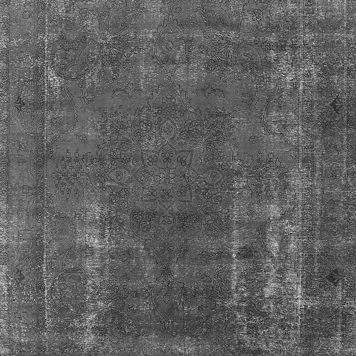 Machine Washable Oriental Gray Industrial Rug, wshurb1874gry