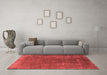 Industrial Red Washable Rugs