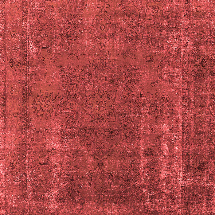 Machine Washable Oriental Red Industrial Rug, wshurb1874red