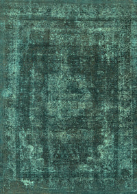 Oriental Turquoise Industrial Rug, urb1875turq