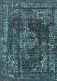 Oriental Light Blue Industrial Rug, urb1875lblu