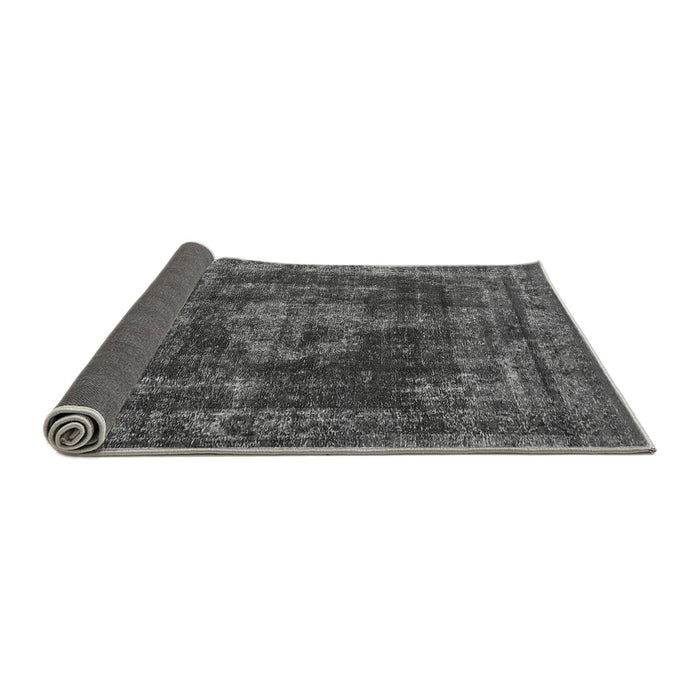 Sideview of Oriental Gray Industrial Rug, urb1875gry