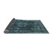 Sideview of Oriental Light Blue Industrial Rug, urb1875lblu