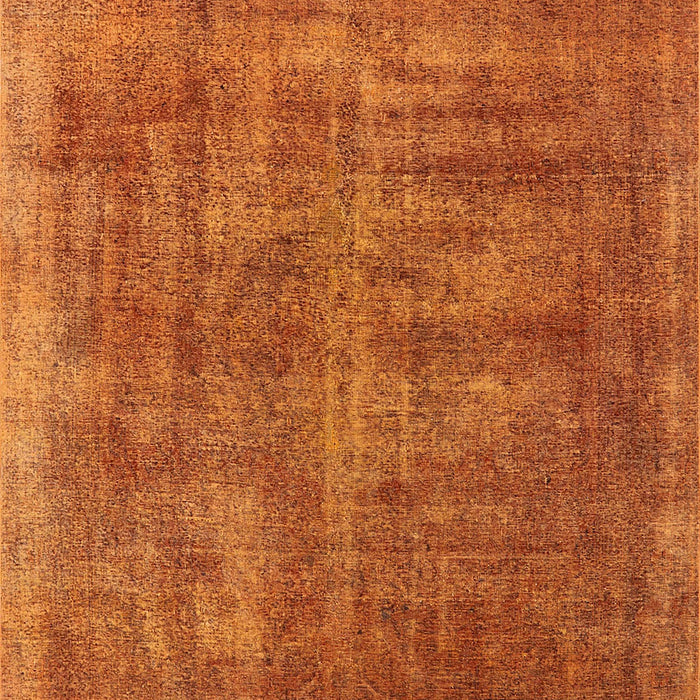 Mid-Century Modern Neon Orange Oriental Rug, urb1876
