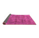 Sideview of Oriental Purple Industrial Rug, urb1876pur