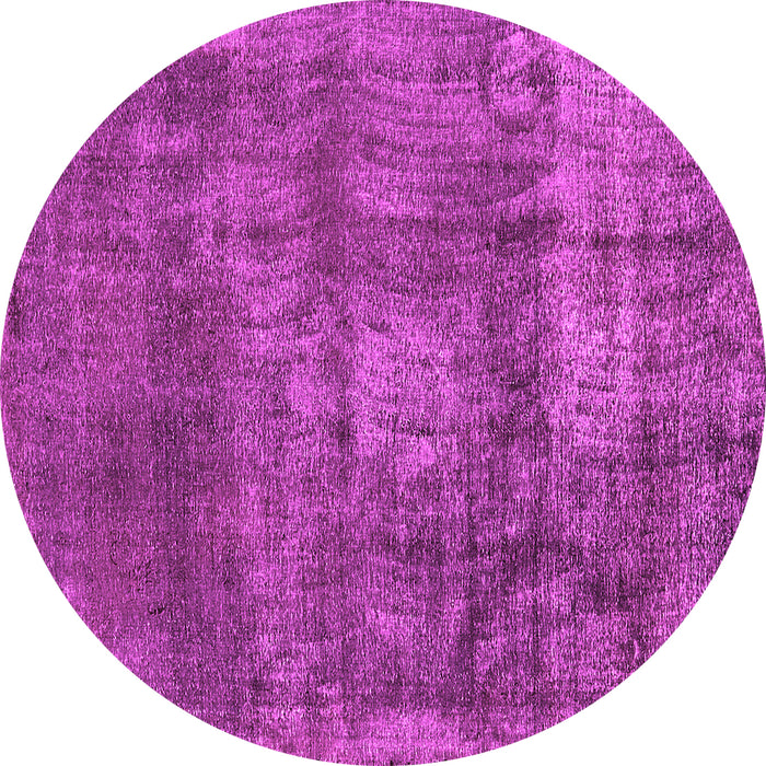 Round Oriental Pink Industrial Rug, urb1877pnk