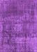 Machine Washable Oriental Purple Industrial Area Rugs, wshurb1877pur