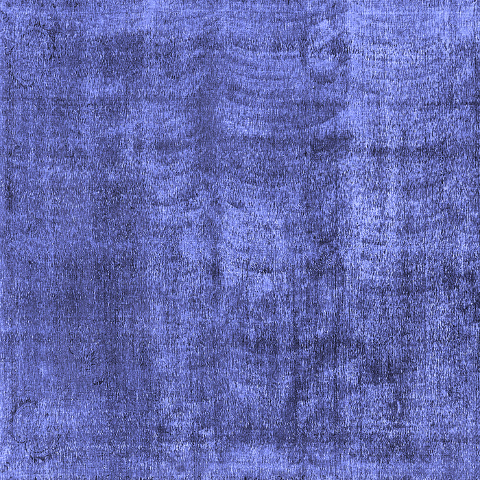 Square Oriental Blue Industrial Rug, urb1877blu
