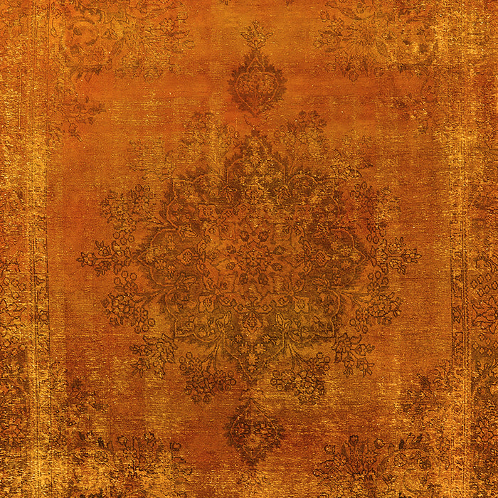 Oriental Yellow Industrial Rug, urb1878yw