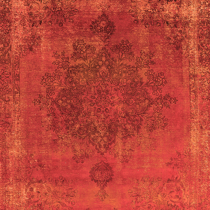 Machine Washable Oriental Orange Industrial Area Rugs, wshurb1878org