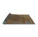 Sideview of Oriental Light Blue Industrial Rug, urb1878lblu