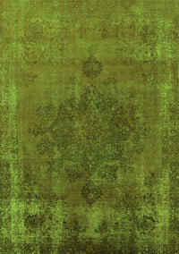 Oriental Green Industrial Rug, urb1878grn