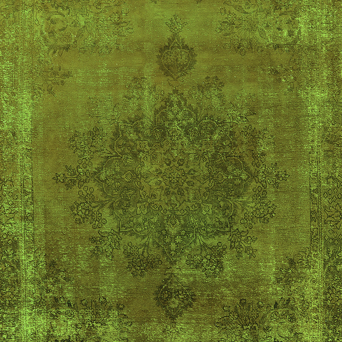 Oriental Green Industrial Rug, urb1878grn