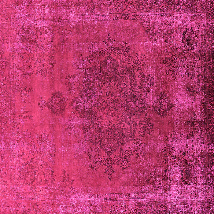 Square Oriental Pink Industrial Rug, urb1878pnk
