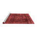 Industrial Red Washable Rugs