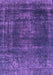 Machine Washable Oriental Purple Industrial Area Rugs, wshurb1879pur