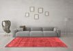 Industrial Red Washable Rugs