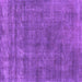 Square Oriental Purple Industrial Rug, urb1880pur