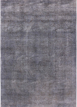 Mid-Century Modern Silver Gray Oriental Rug, urb1880