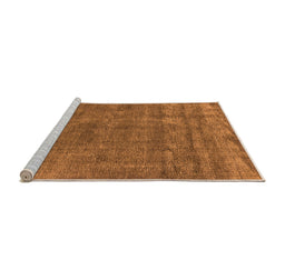 Sideview of Machine Washable Oriental Orange Industrial Area Rugs, wshurb1880org