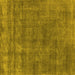 Square Oriental Yellow Industrial Rug, urb1880yw